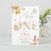 Fairy Birthday Party Invitation 招待状 (スタンド正面)