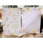 Fairy Birthday Wildflower Butterflies 招待状