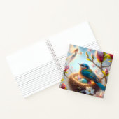 Fairy & Bluebird Nest – Spring Blossom Fantasy ノートブック (内部)