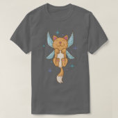 Fairy Cat with Wings Tシャツ (デザイン正面)