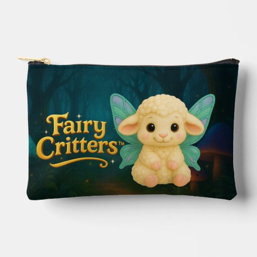 Fairy Critters™ Fairy Lamb アクセサリーポーチ (正面)