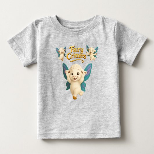 Fairy Critters™ Fairy Lamb ベビーTシャツ (正面)