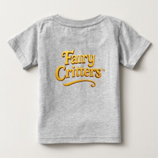 Fairy Critters™ Fairy Lamb ベビーTシャツ (裏面)