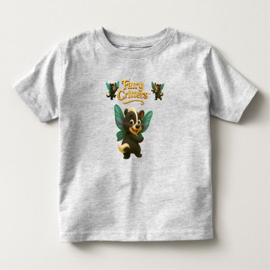 Fairy Critters™ Fairy Skunk Lil Stinker トドラーTシャツ (正面)