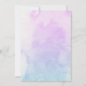 Fairy Double Birthday Party For Girls 招待状 (裏面)