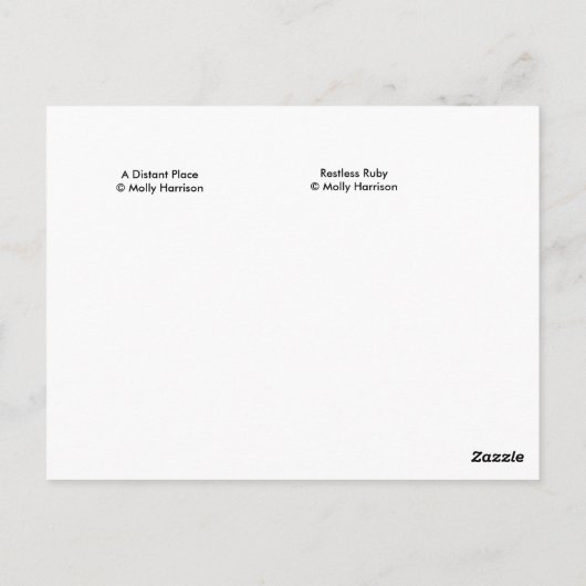 Fairy Dragon ACEO Cards by Molly Harrison ポストカード (裏面)