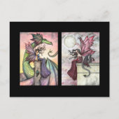 Fairy Dragon ACEO Cards by Molly Harrison ポストカード (正面)