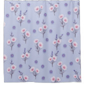 Fairy Dust Daisies シャワーカーテン (正面)