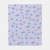 Fairy Dust Daisies フリースブランケット (正面)