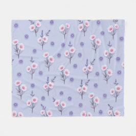 Fairy Dust Daisies フリースブランケット