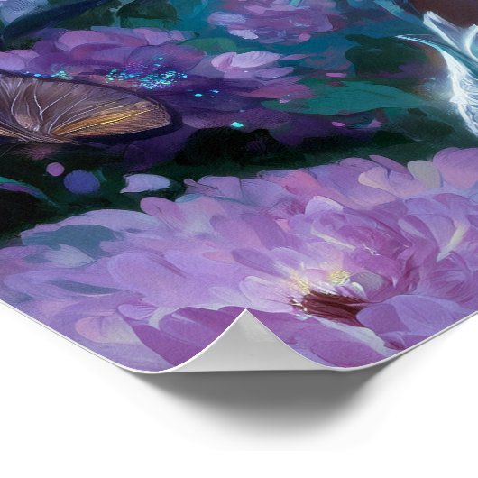 Fairy Elf Black Fantasy Art African American ポスター (角)