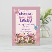 Fairy Fifth, Pink Purple 5th Birthday 招待状 (スタンド正面)