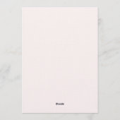 Fairy First 1st Birthday Enchanted Magical 招待状 (裏面)