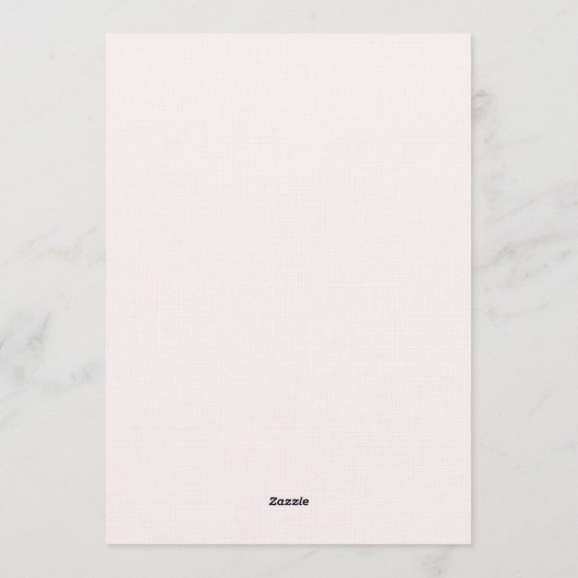 Fairy First 1st Birthday Enchanted Magical 招待状 (裏面)