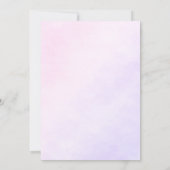 Fairy First 1st Birthday Party Invitation 招待状 (裏面)