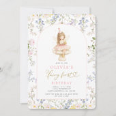 Fairy First Birthday 招待状 (正面)