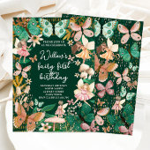 Fairy First Birthday 1st 招待状