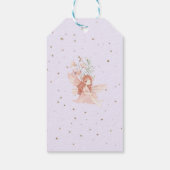 Fairy First Birthday Enchanted garden Whimsical ギフトタグ (裏面)