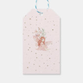 Fairy First Birthday Enchanted garden Whimsical ギフトタグ (裏面)