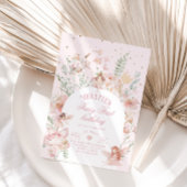 Fairy First Birthday Enchanted garden Whimsical 招待状
