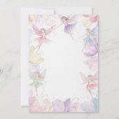 Fairy First Birthday Invitation 招待状 (裏面)