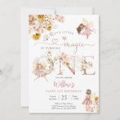 Fairy First Birthday Invitation 招待状 (正面)