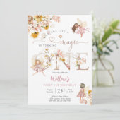 Fairy First Birthday Invitation 招待状 (スタンド正面)