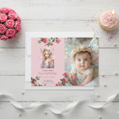 Fairy First Birthday Invitation | Dusty Pink 招待状