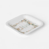 Fairy First Birthday Party Personalized ペーパープレート (傾斜あり)