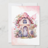 Fairy First garden birthday Party Invitation 招待状 (裏面)