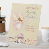 Fairy First Girl's 1st Birthday Party 台座サイン (インサイチュ)