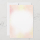 Fairy First Whimsical Floral 1st Birthday 招待状 (裏面)