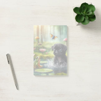 Fairy Forest Pug Memo Pad ポストイット