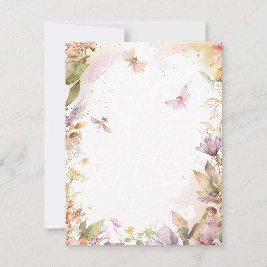 Fairy Garden ノートカード (正面)