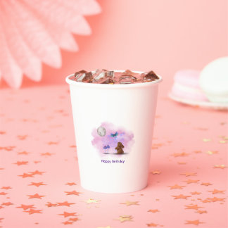Fairy Garden Birthday Paper Cups 紙コップ