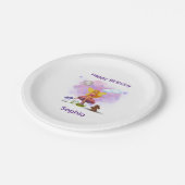 Fairy Garden Birthday Paper Plate ペーパープレート (アングル)