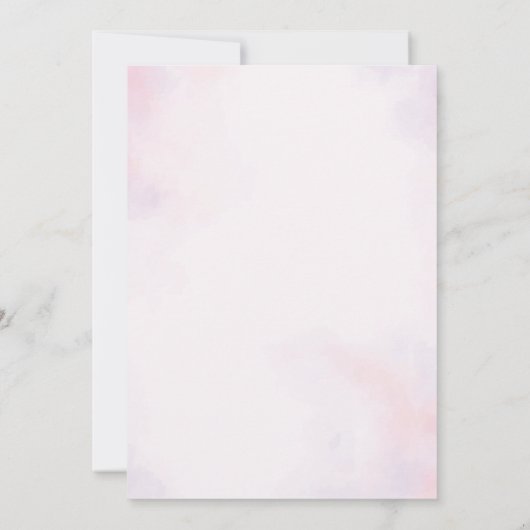 Fairy Garden Birthday Party Invitation 招待状 (裏面)