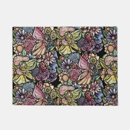 Fairy Garden Gardening Flower Gardens Fairies      ドアマット