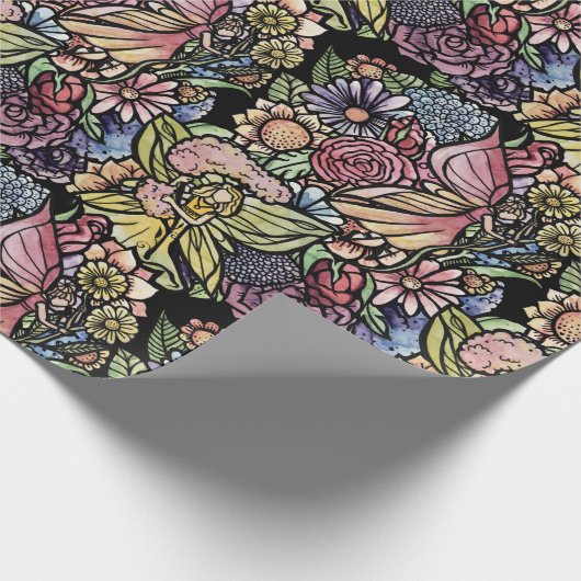 Fairy Garden Gardening Flower Gardens Fairies      ラッピングペーパー (角)