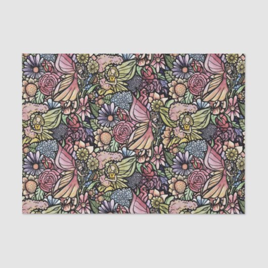 Fairy Garden Gardening Flower Gardens Fairies      薄葉紙 (正面)