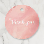 Fairy Garden Girl Birthday Party フェイバータグ (裏面)