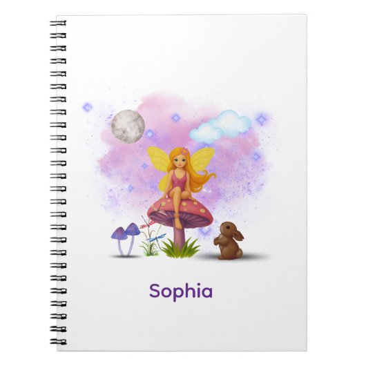 Fairy Garden Notebook Birthday Gift ノートブック (正面)