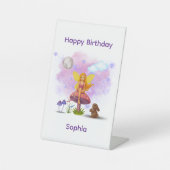 Fairy Garden Notebook Birthday Gift 台座サイン (正面)