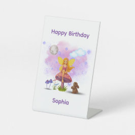 Fairy Garden Notebook Birthday Gift 台座サイン
