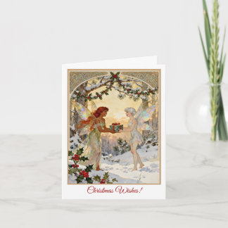 Fairy Gift Exchange Christmas Card シーズンカード