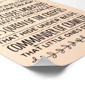 Fairy Gothmother "クリープの女王" 保育園 ポスター (角)