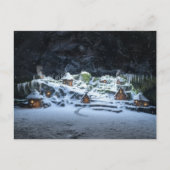 Fairy Homes in a Winter Hollow Chirstmas ポストカード (正面)