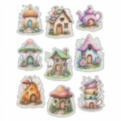 Fairy Houses Style #2 Sticker Sheet シール (正面)