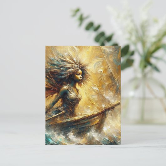 Fairy in a Boat ポストカード (スタンド正面)