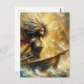 Fairy in a Boat ポストカード (正面/裏面)